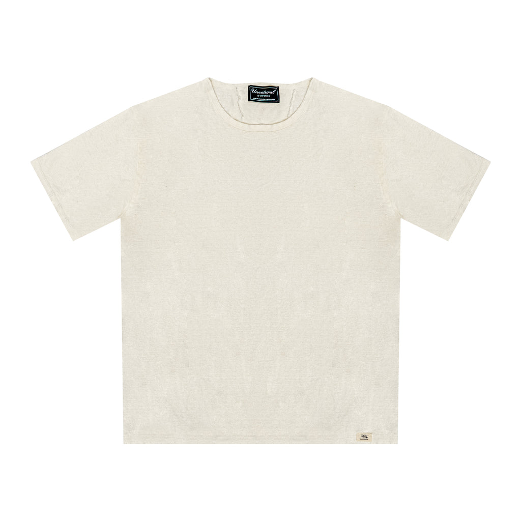UNNATURAL X RE Hemp Tee - Raw White
