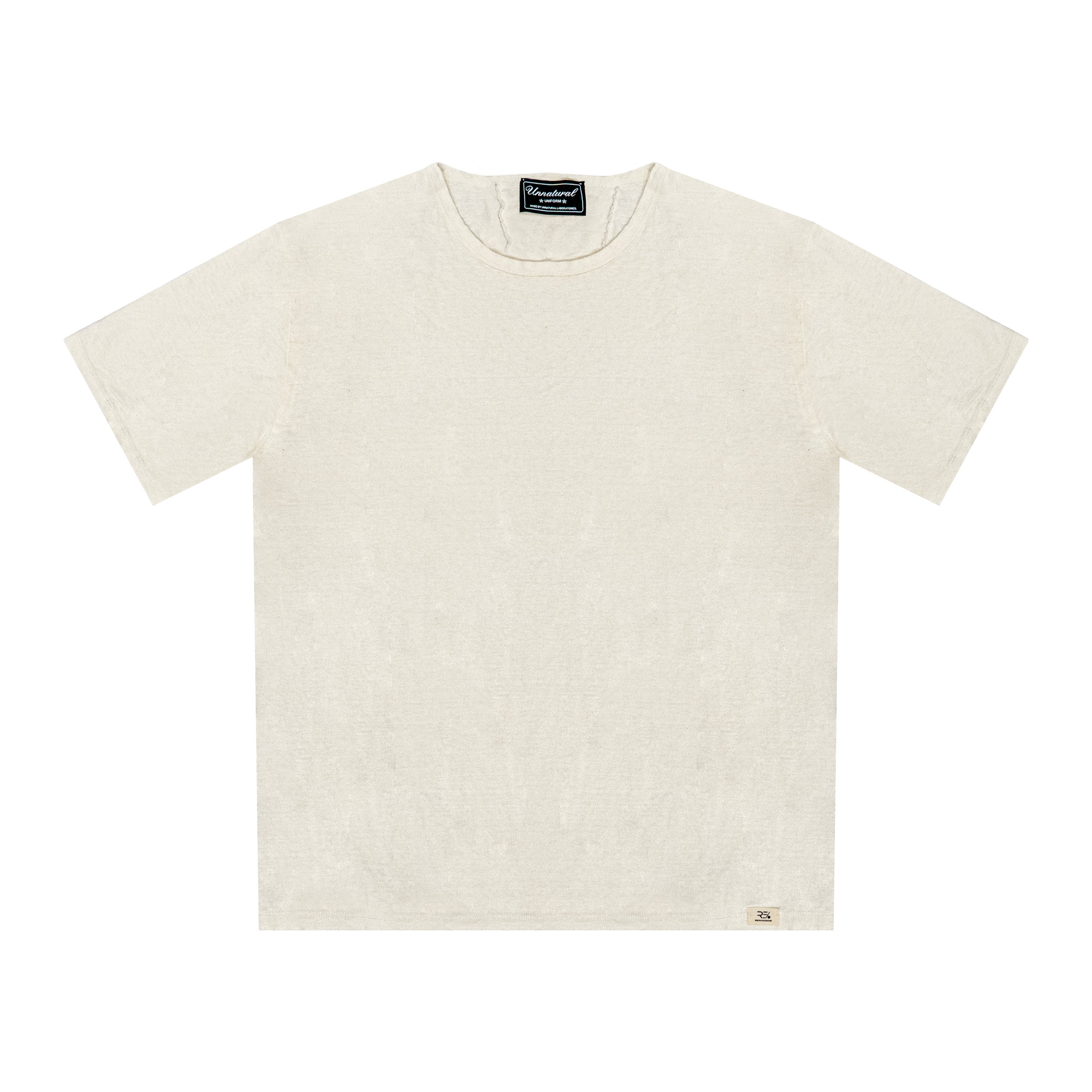 UNNATURAL X RE Hemp Tee - Raw White