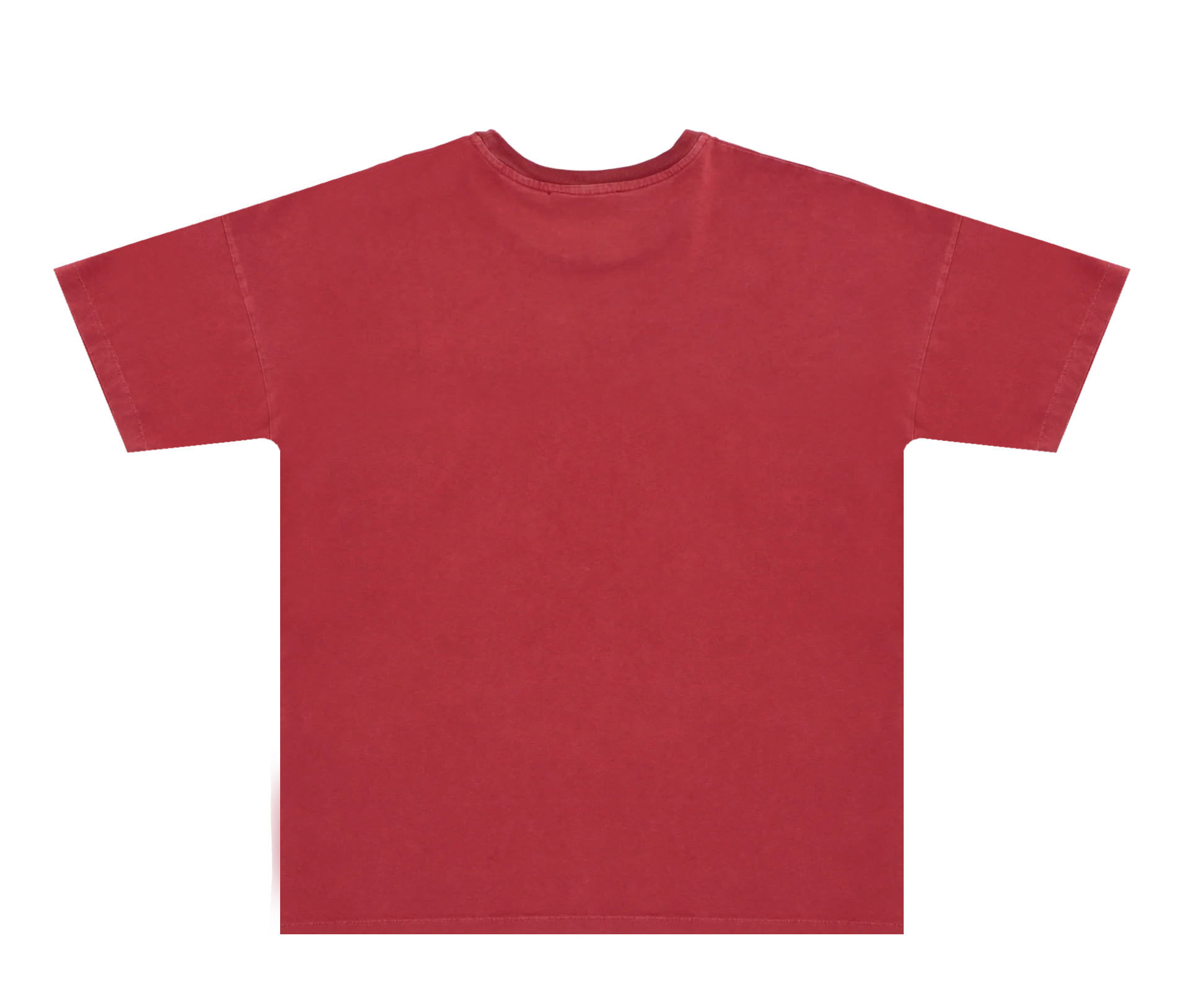 Stone Washed T-Shirt - Red