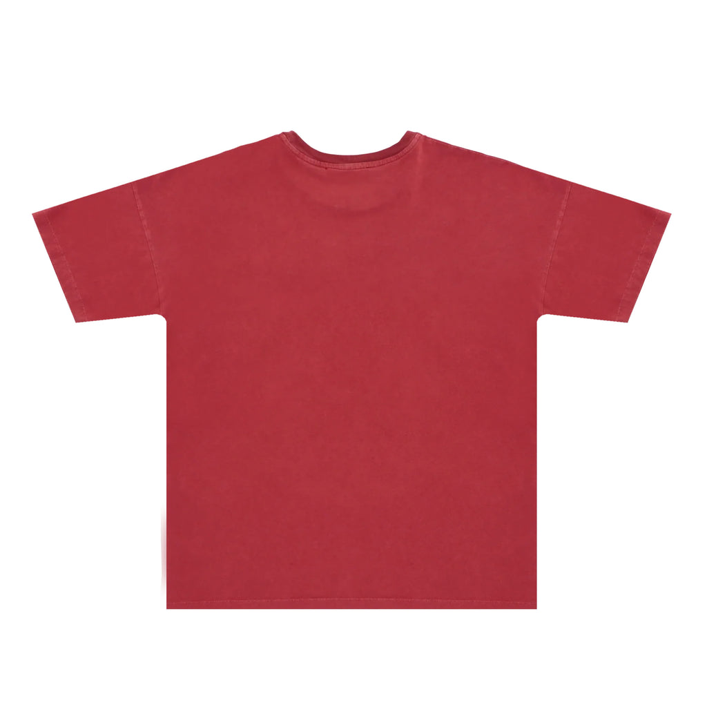 Stone Washed T-Shirt - Red