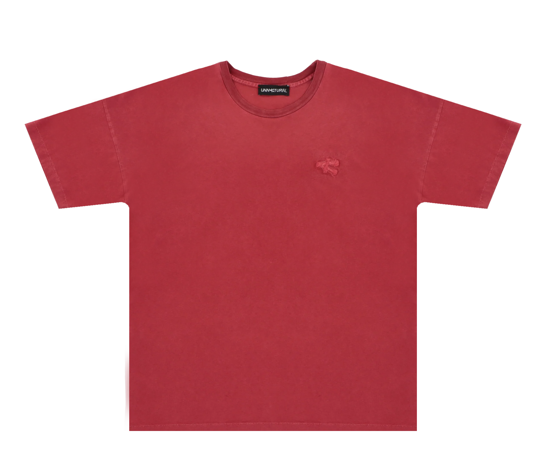 Stone Washed T-Shirt - Red