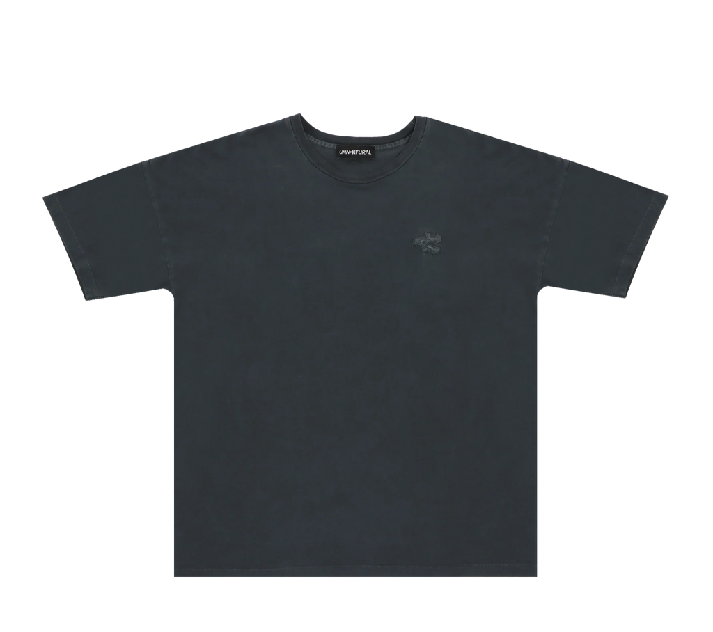 Stone Washed T-Shirt - Black