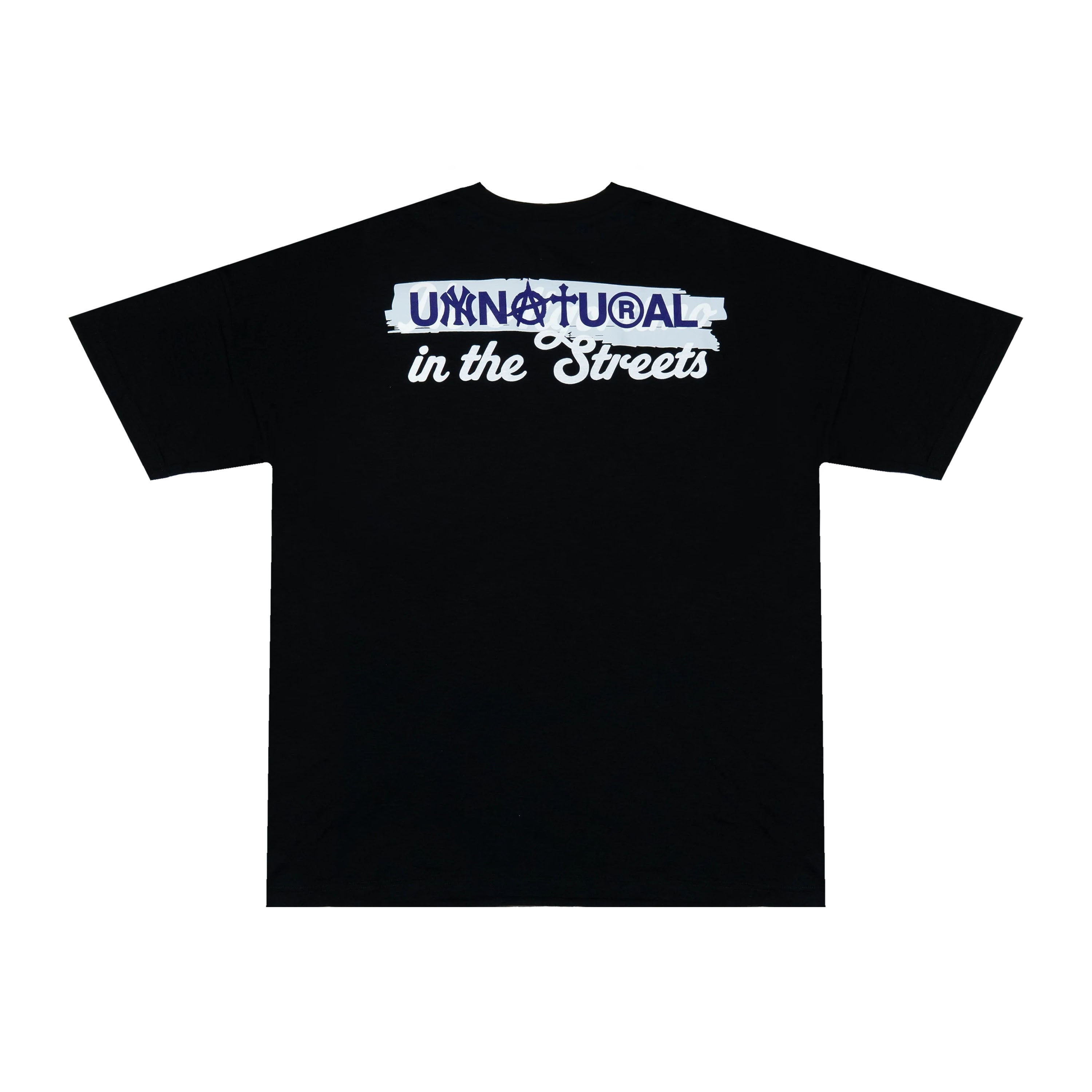 Unnatural in the street - Black flamed cotton