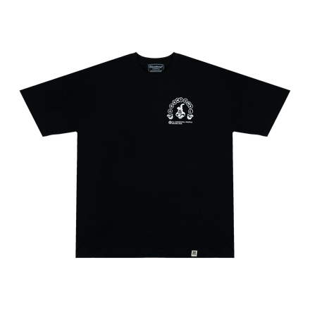 Unnatural in the street - Black flamed cotton