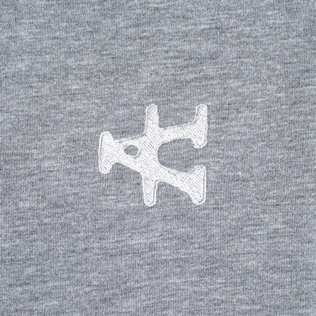 Ghost Worn Heavy T-shirt - Grey