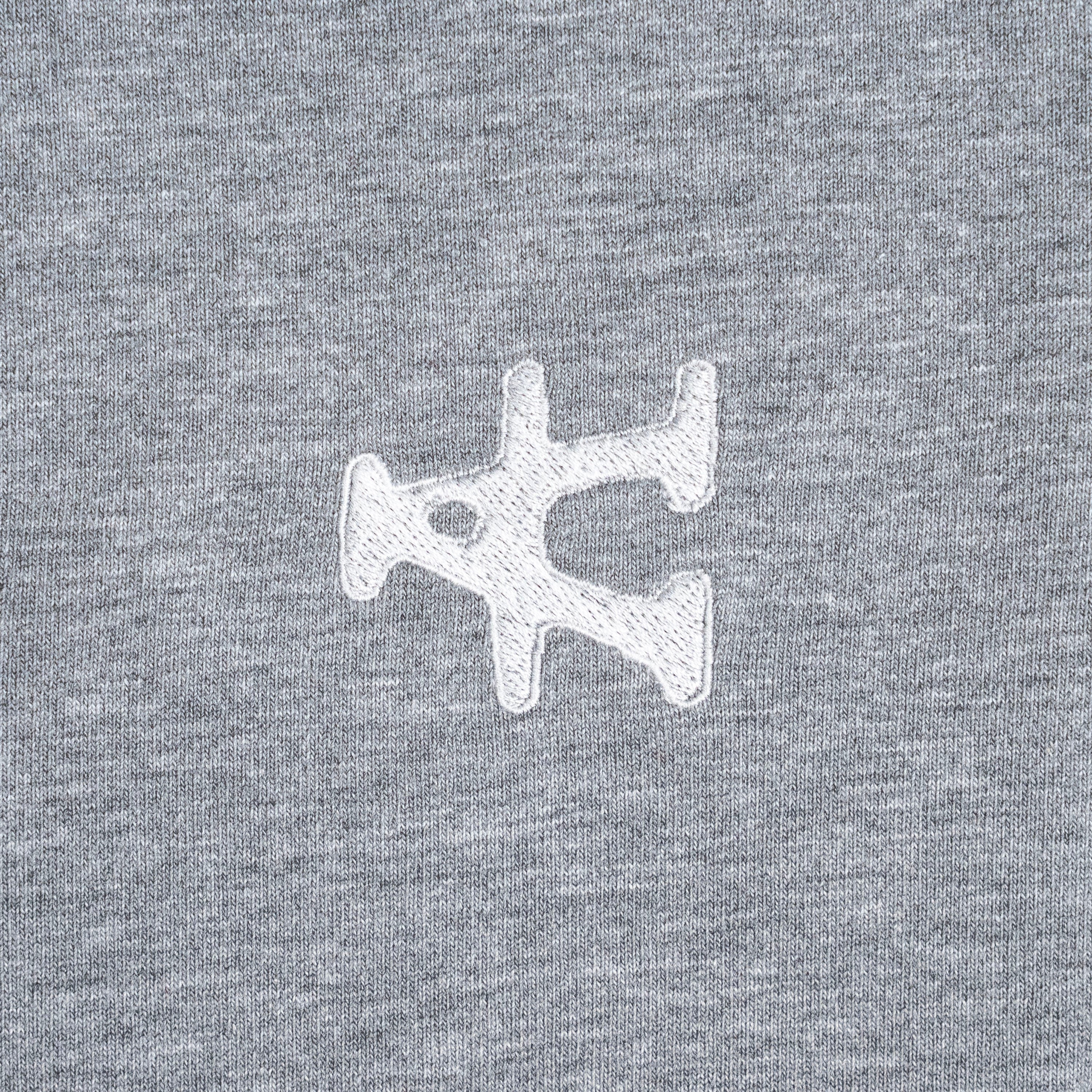 Ghost Worn Heavy T-shirt - Grey
