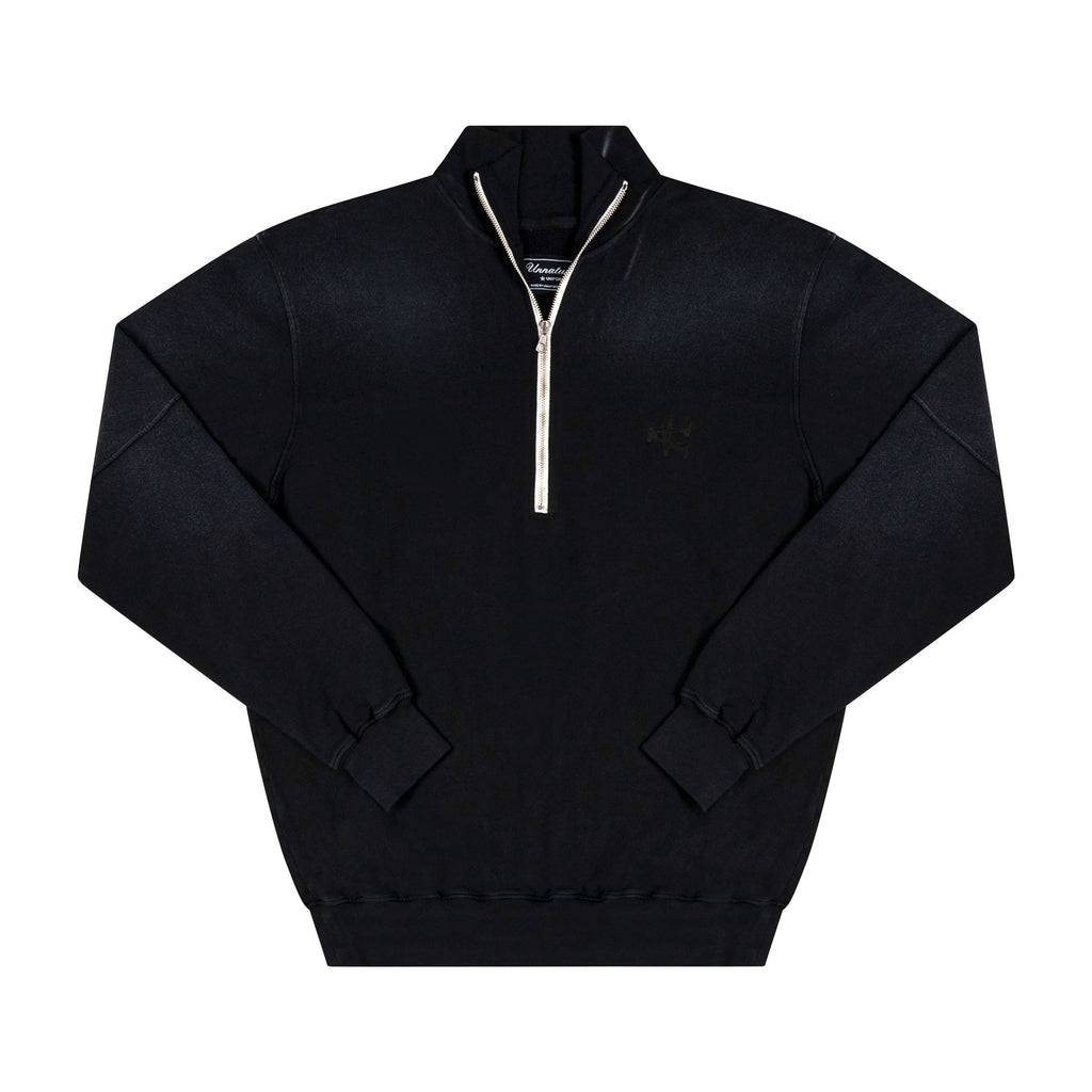 Half Zip Sweatshirt - Solar Black