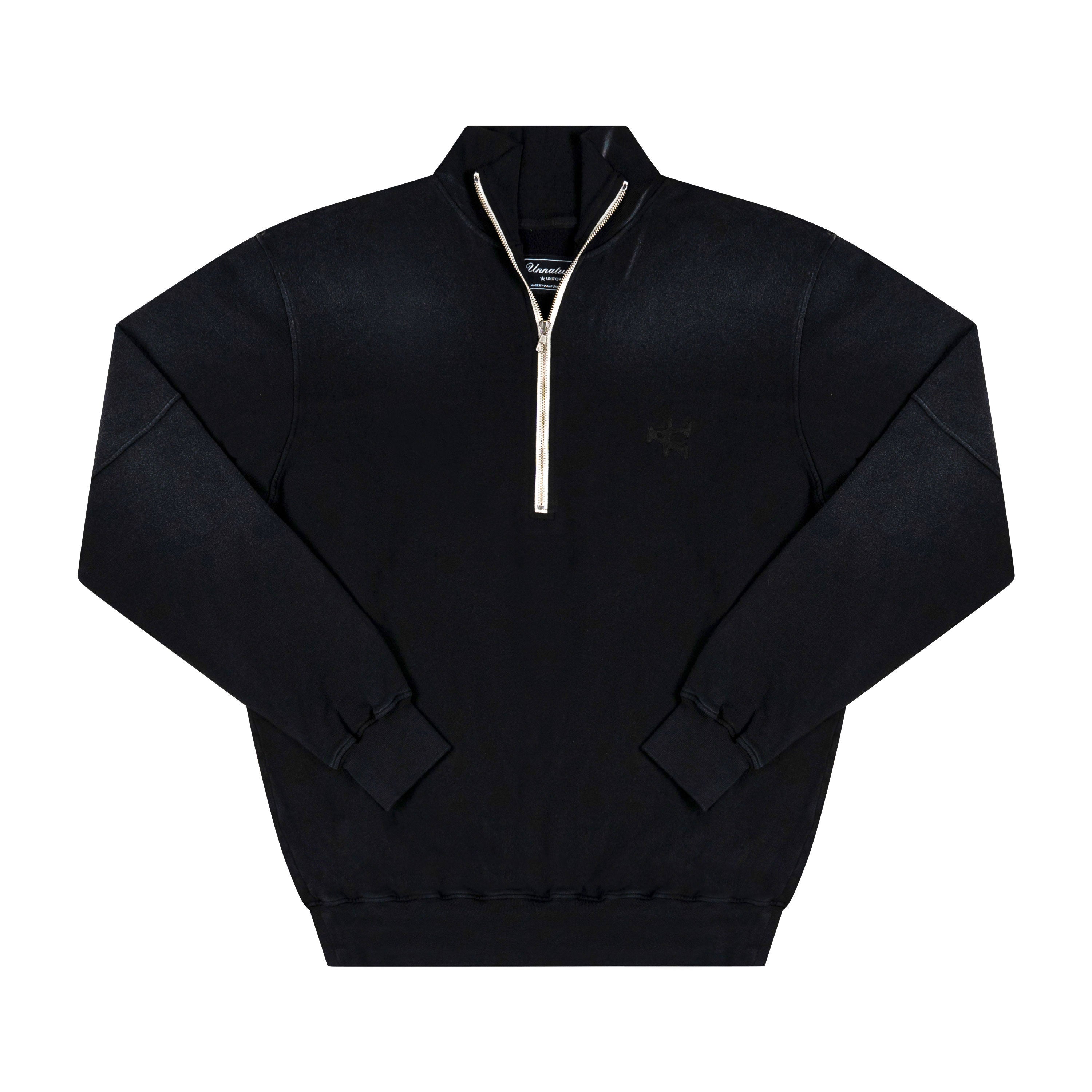 Half Zip Sweatshirt - Solar Black