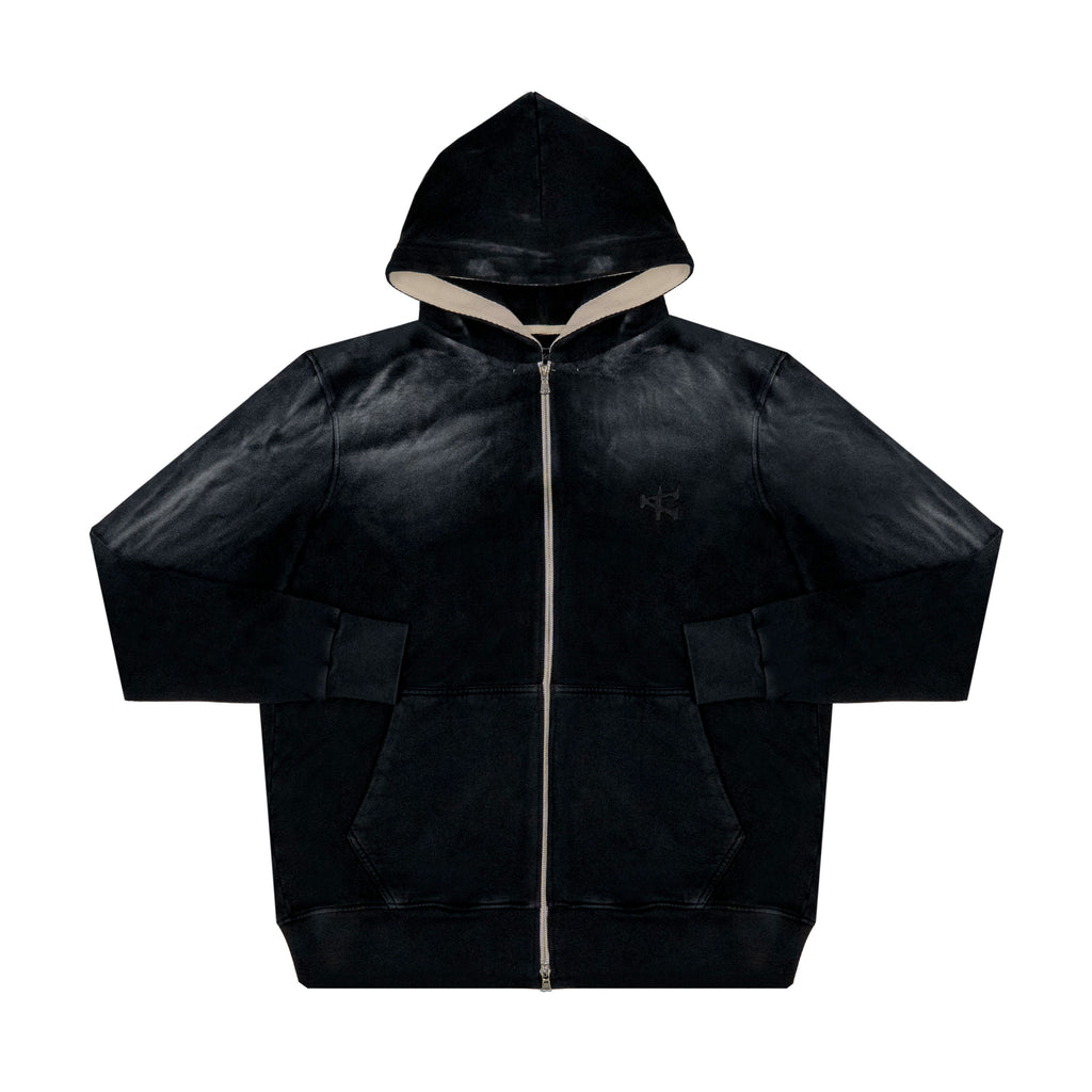 Full-Zip Hoodie - Solar Black
