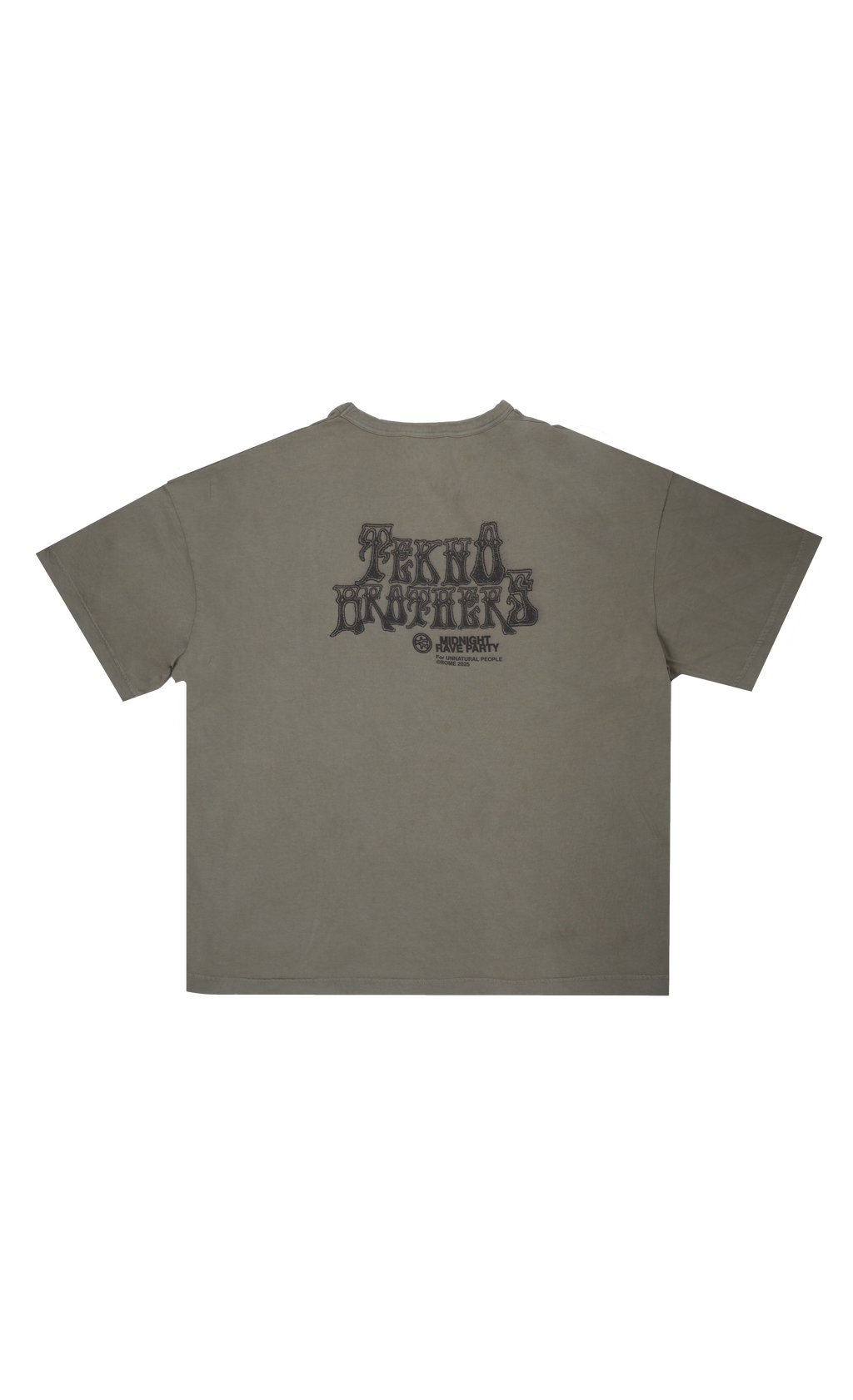 Tekno illegal Vintage T-shirt - Olive Grey