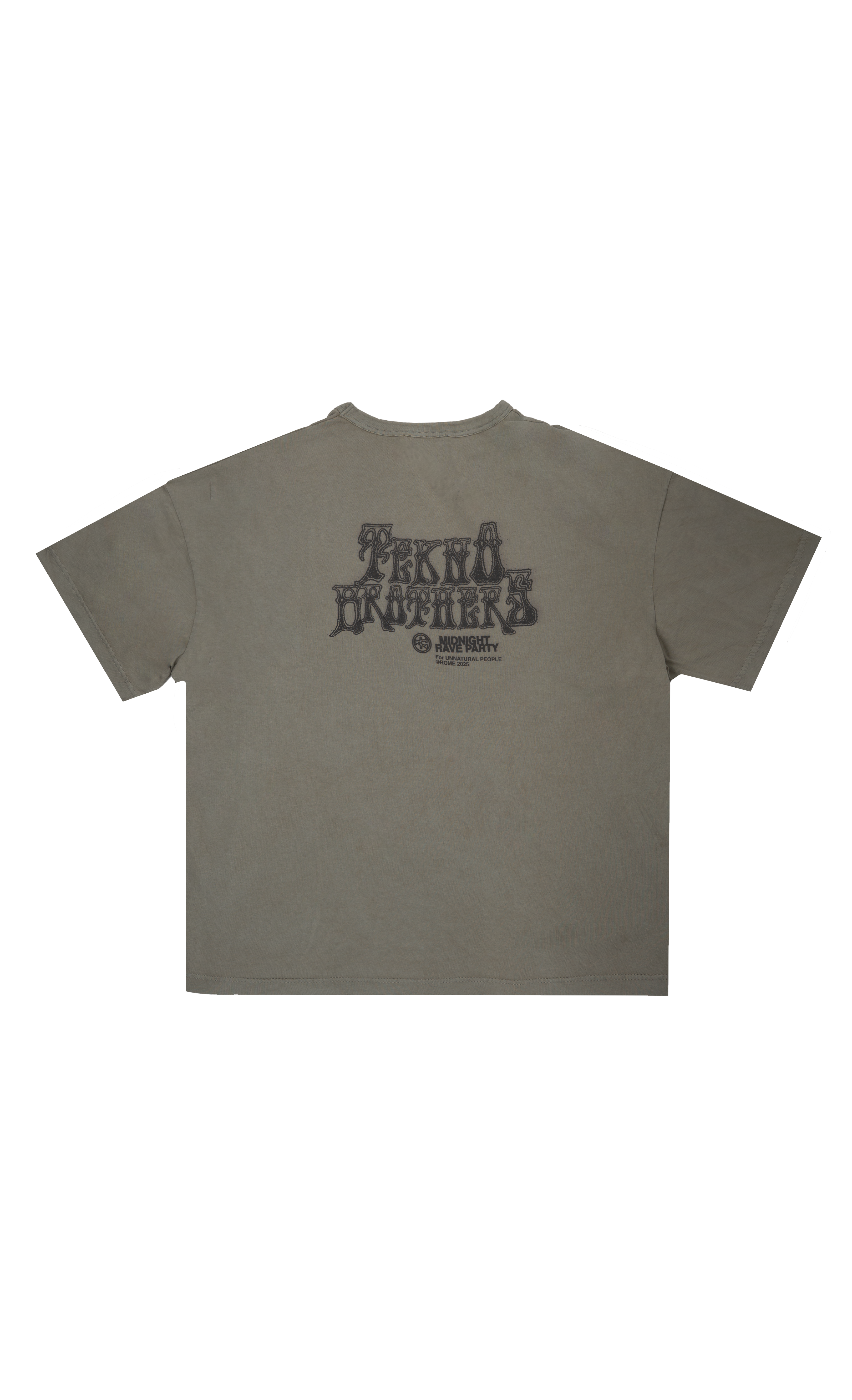 Tekno illegal Vintage T-shirt - Olive Grey