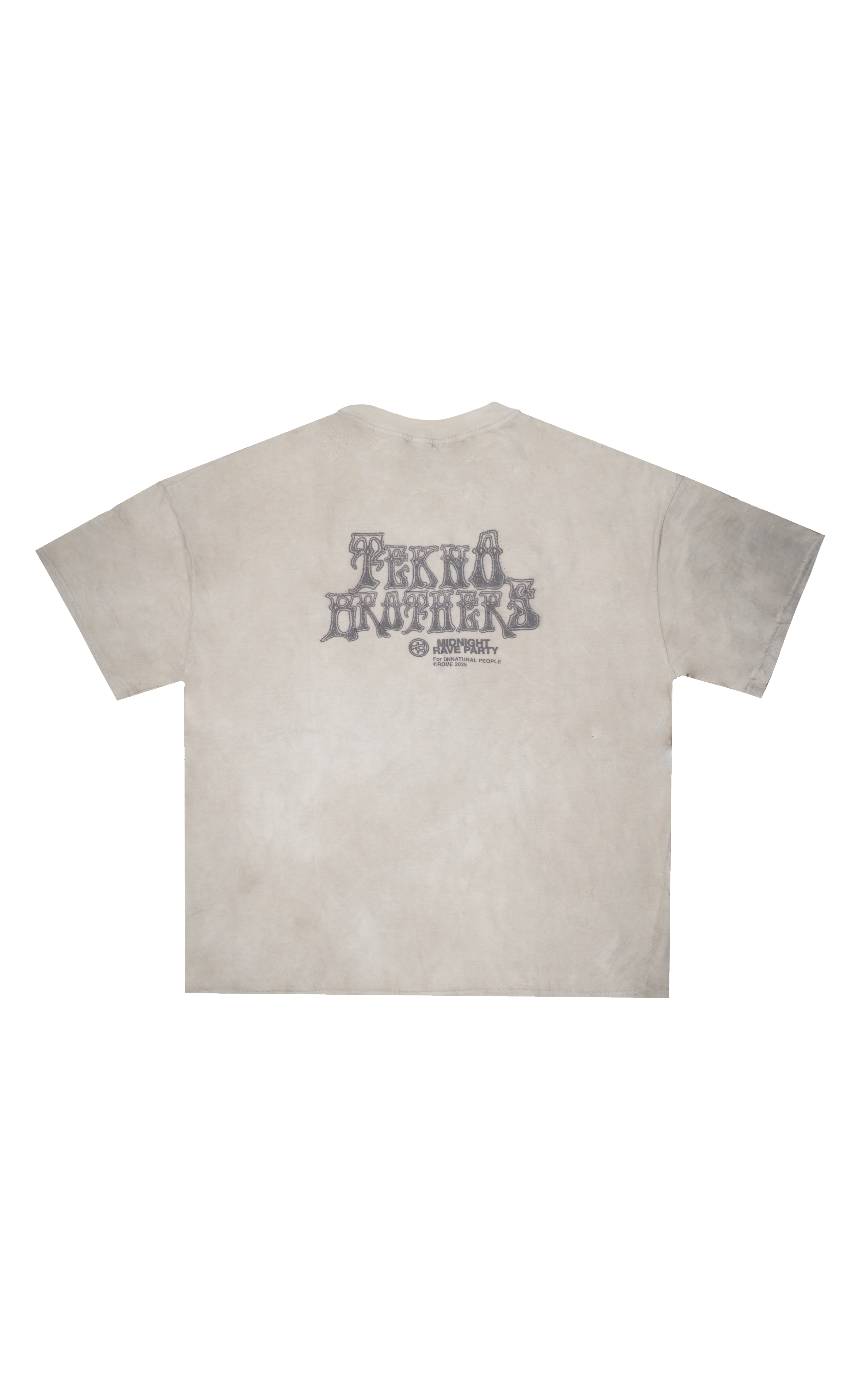 Tekno illegal Vintage T-shirt - Aged Beige