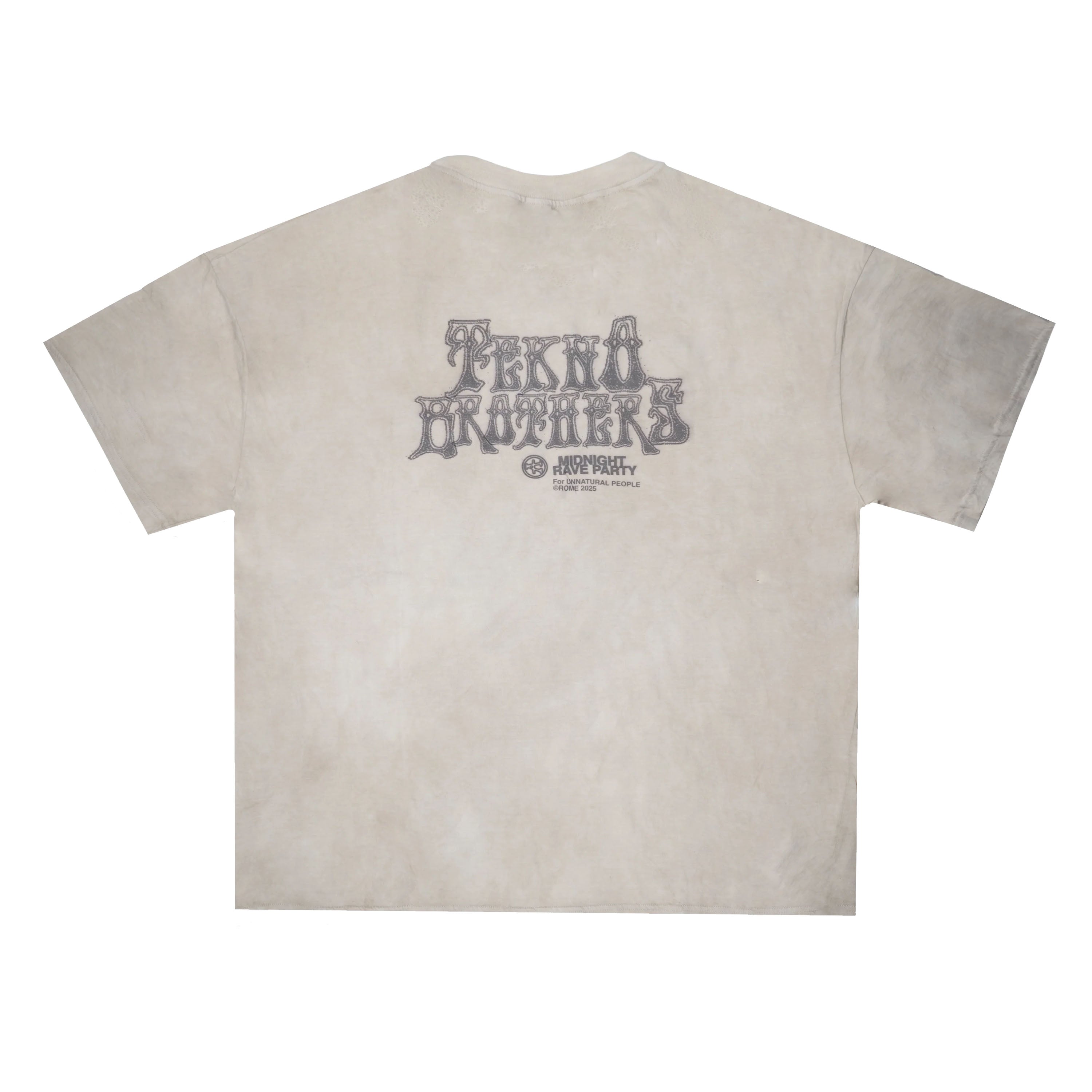 Tekno illegal Vintage T-shirt - Aged Beige