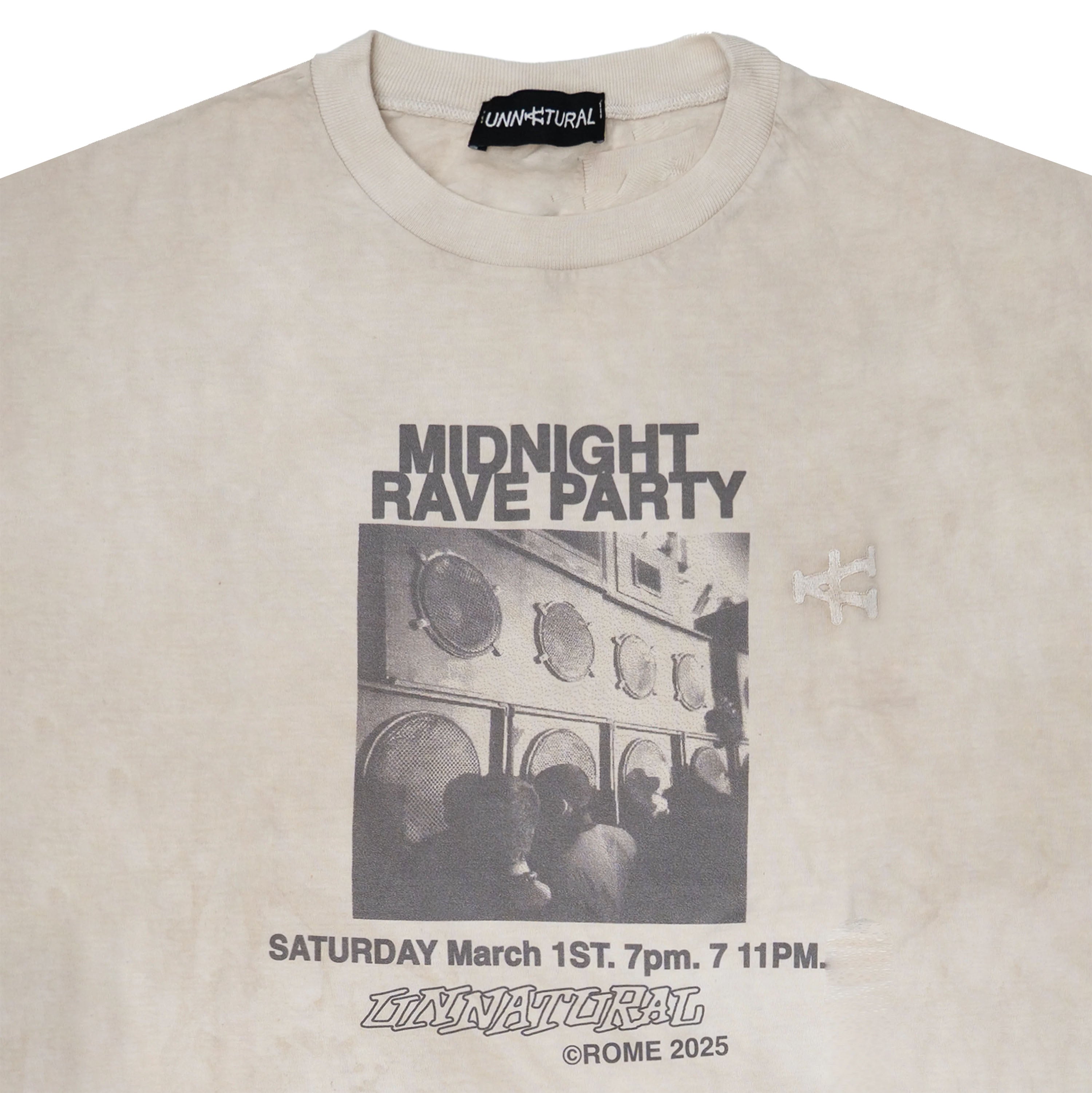 Tekno illegal Vintage T-shirt - Aged Beige