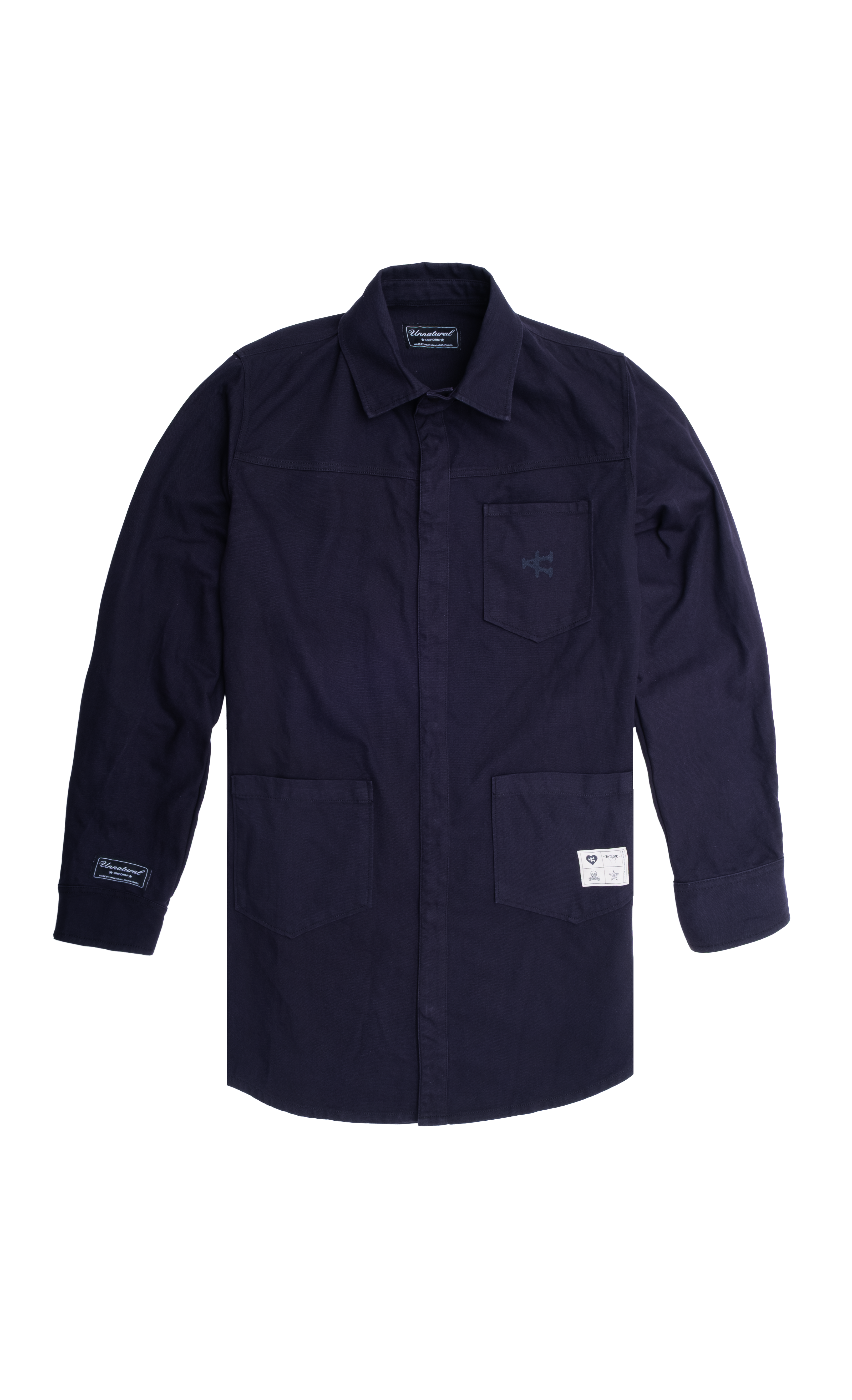 Chrysalis Shirt Over Dark Blue