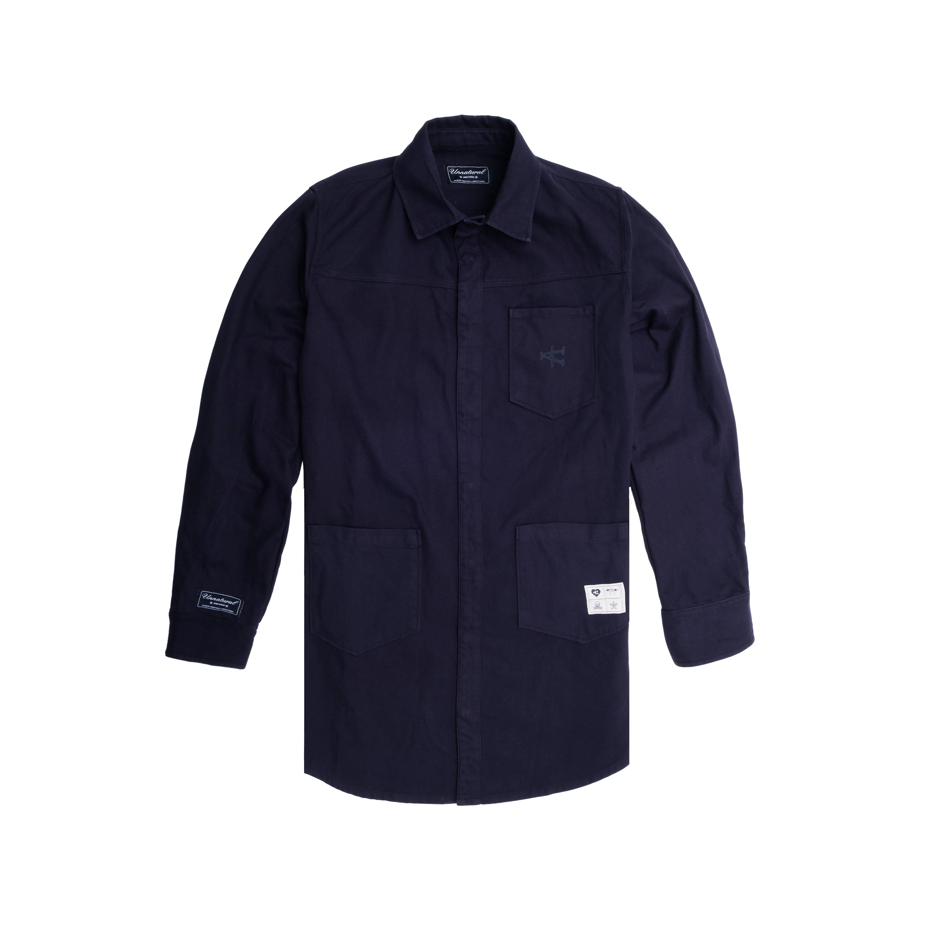 Chrysalis Shirt Over Dark Blue