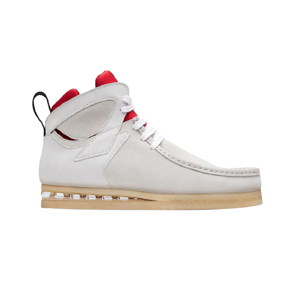 J WALLABEE OFFWHITE-RED