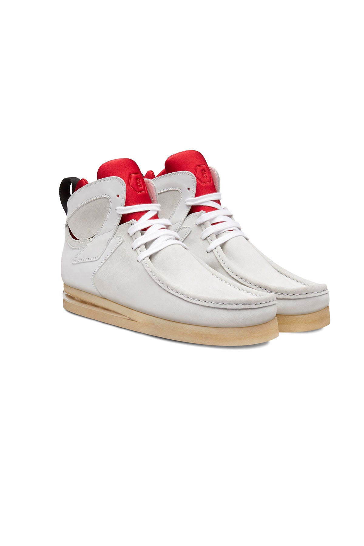 J WALLABEE OFFWHITE-RED
