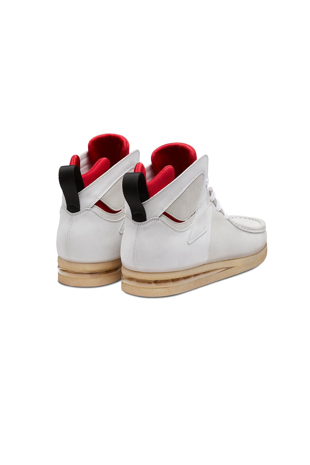 J WALLABEE OFFWHITE-RED
