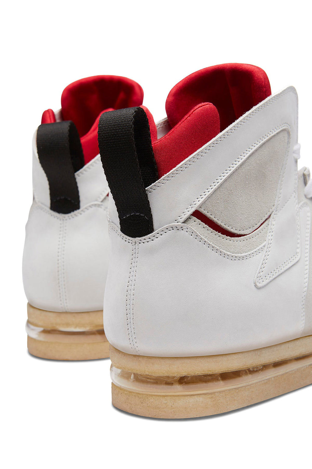 J WALLABEE OFFWHITE-RED