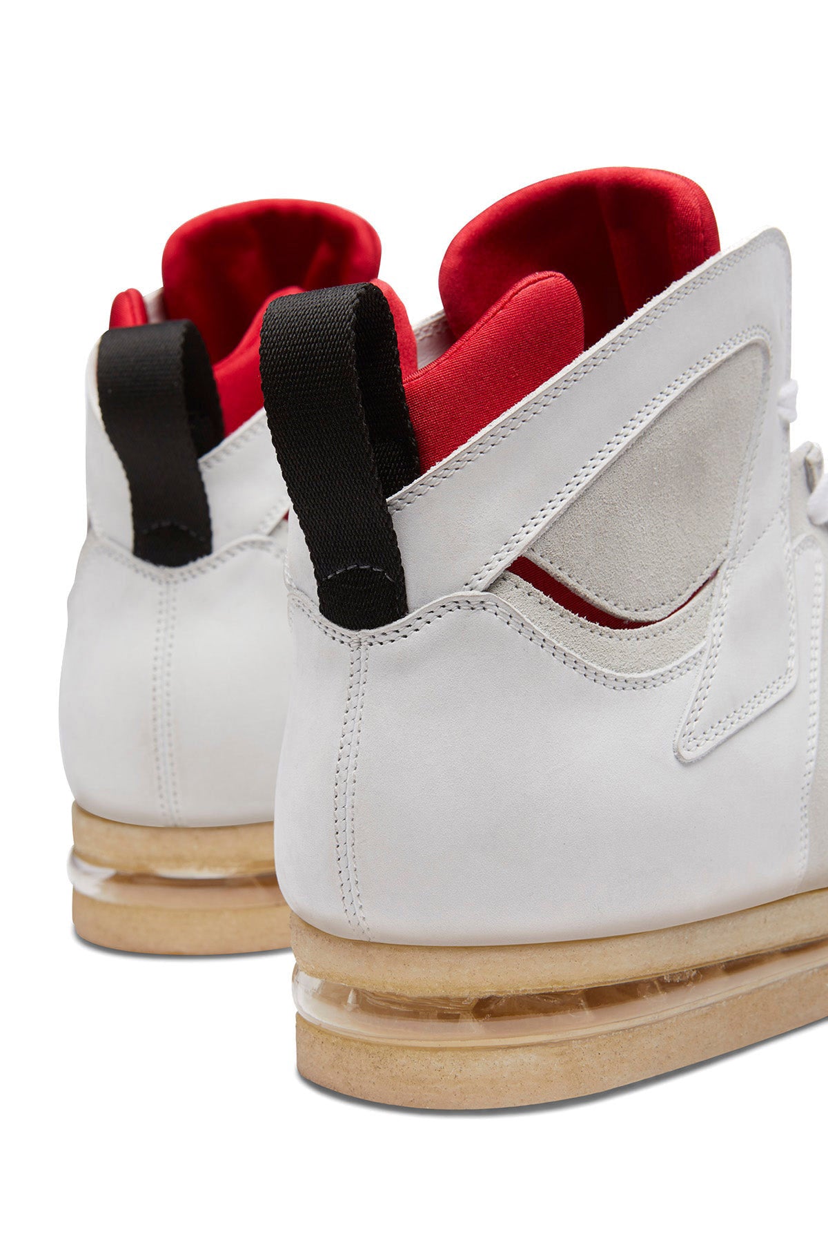 J WALLABEE OFFWHITE-RED