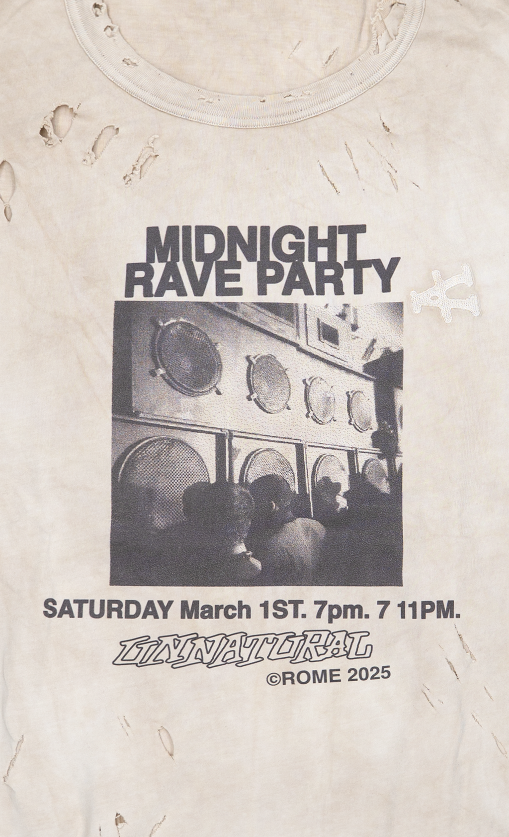 Tekno illegal Vintage T-shirt - Cut Aged