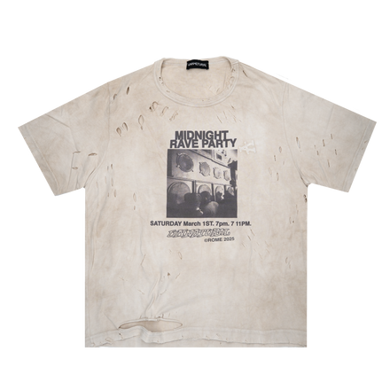 Techno Illegal Vintage T-shirt - Cut Aged