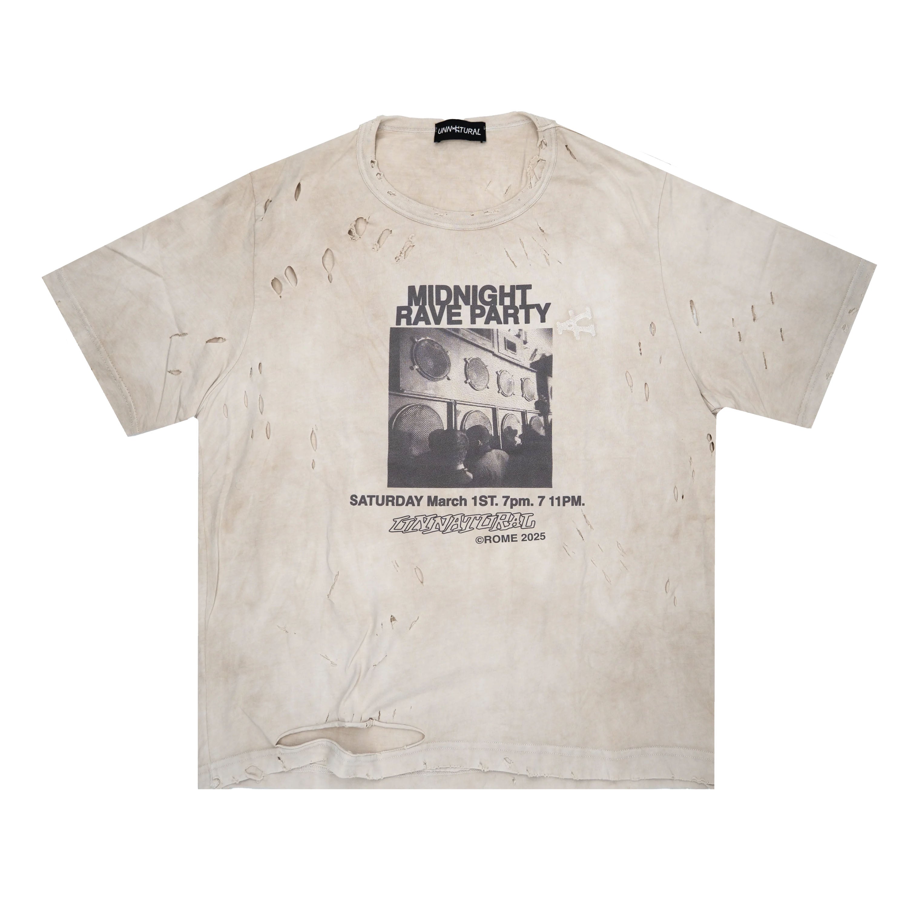 Tekno illegal Vintage T-shirt - Cut Aged