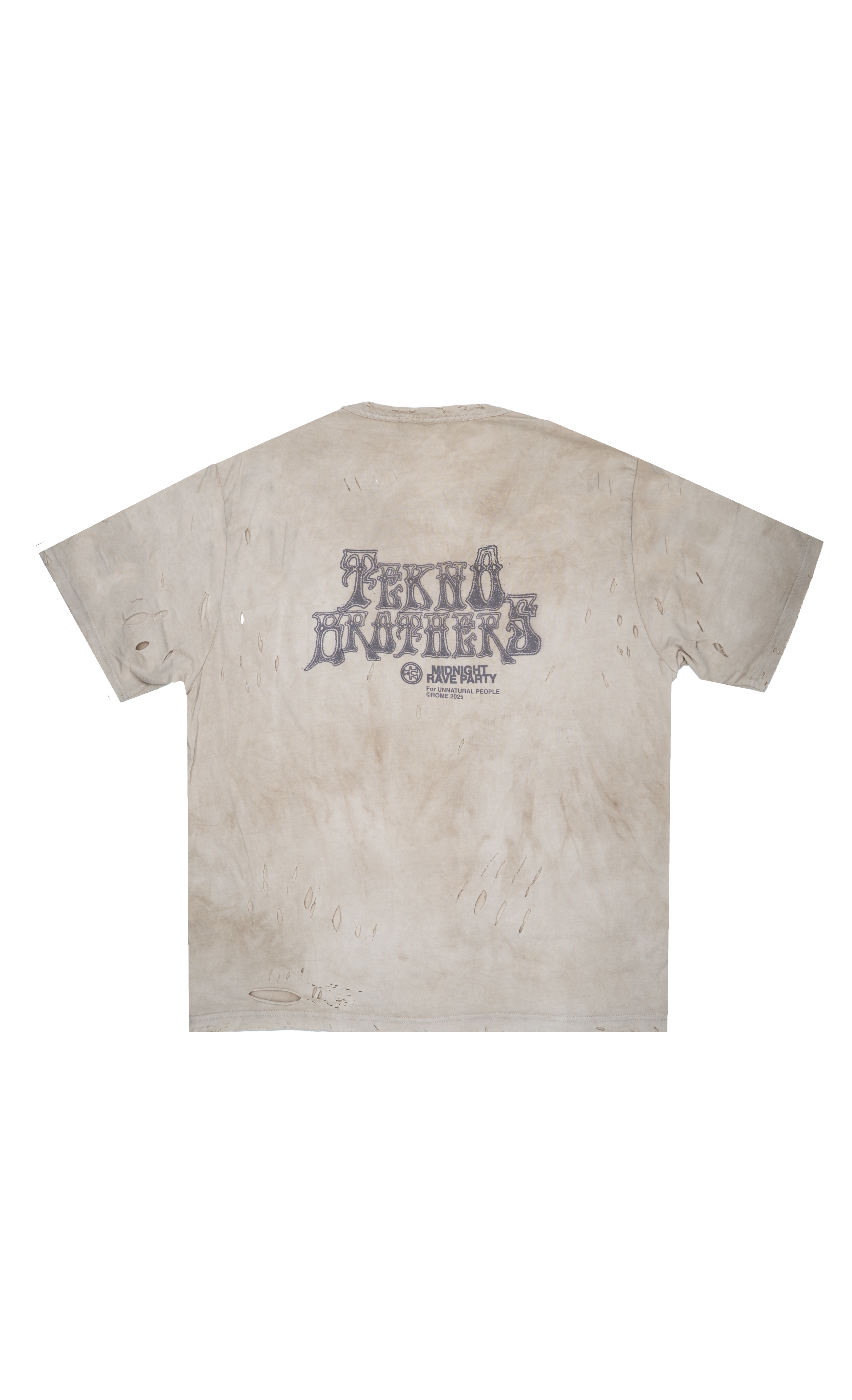 Tekno illegal Vintage T-shirt - Cut Aged