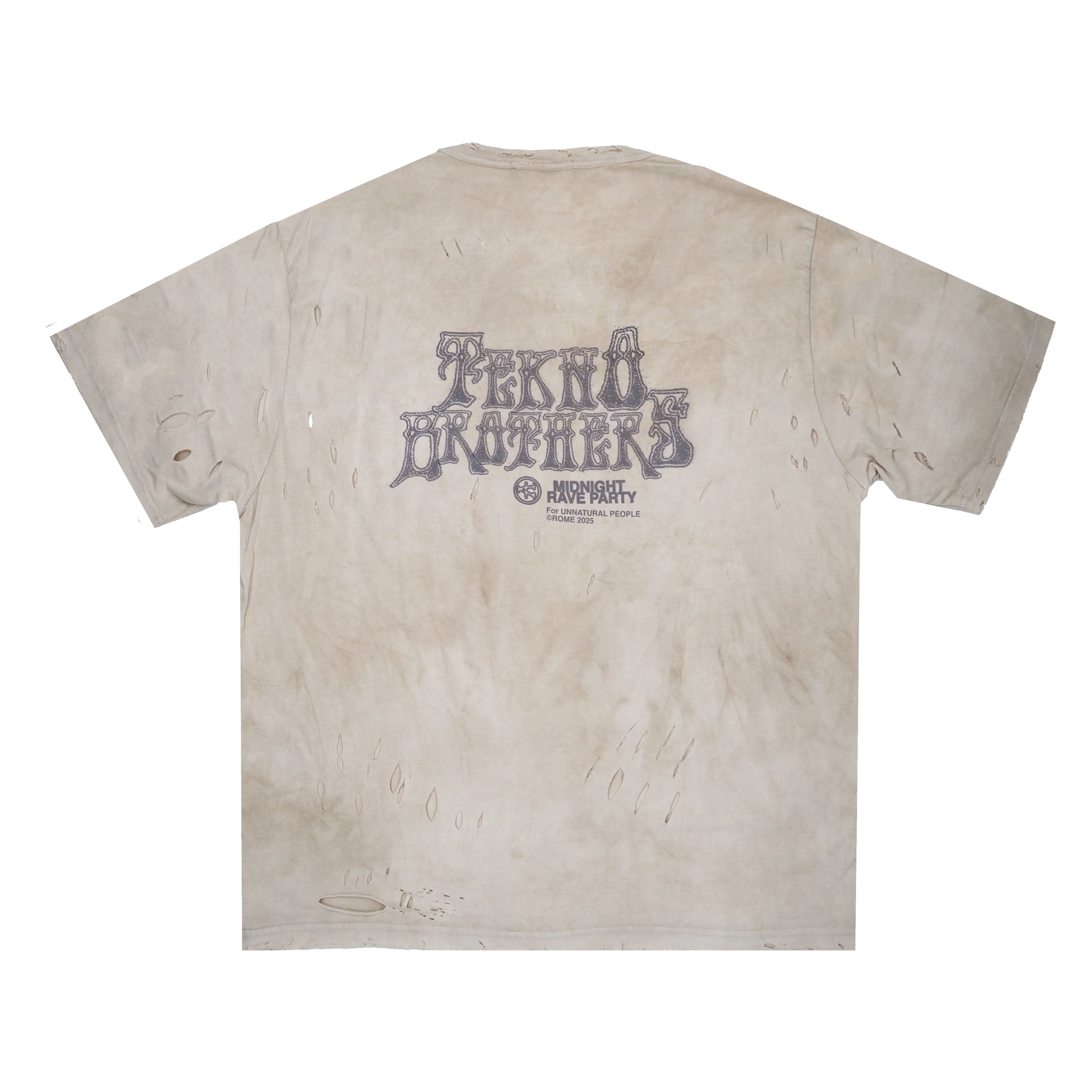 Tekno illegal Vintage T-shirt - Cut Aged
