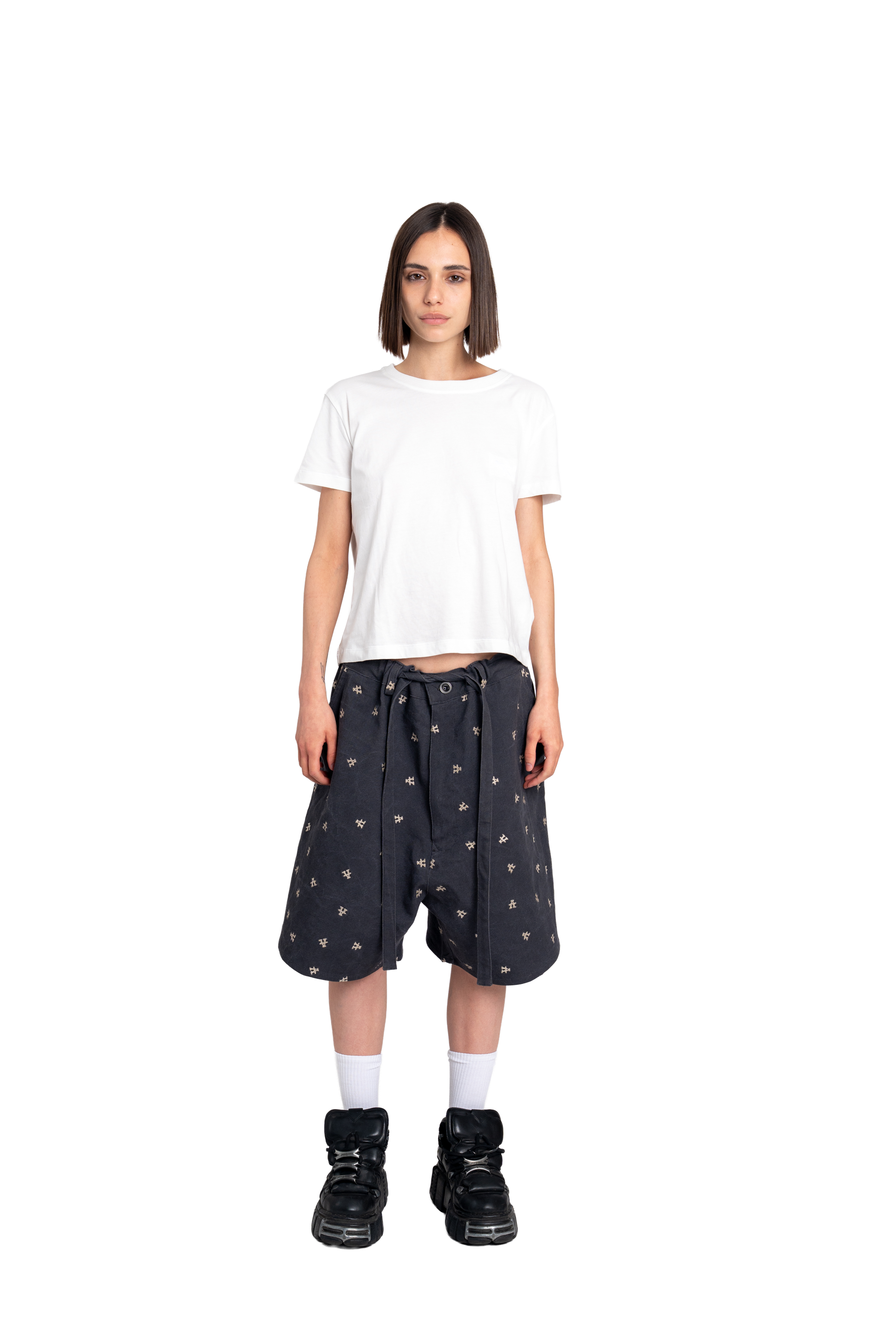 Eclipse Crop - White