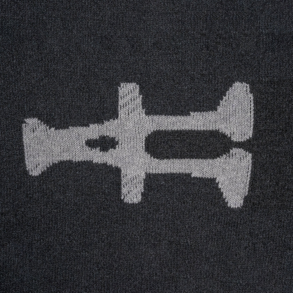 Sweater box logo knit