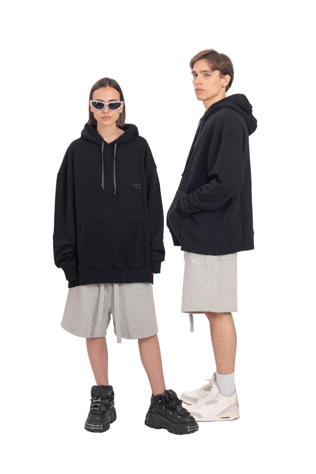 Destructured Hoodie - Black