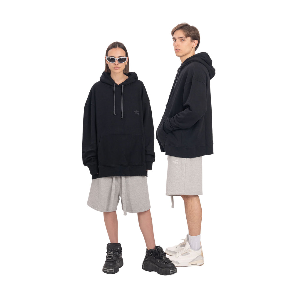 Destructured Hoodie - Black
