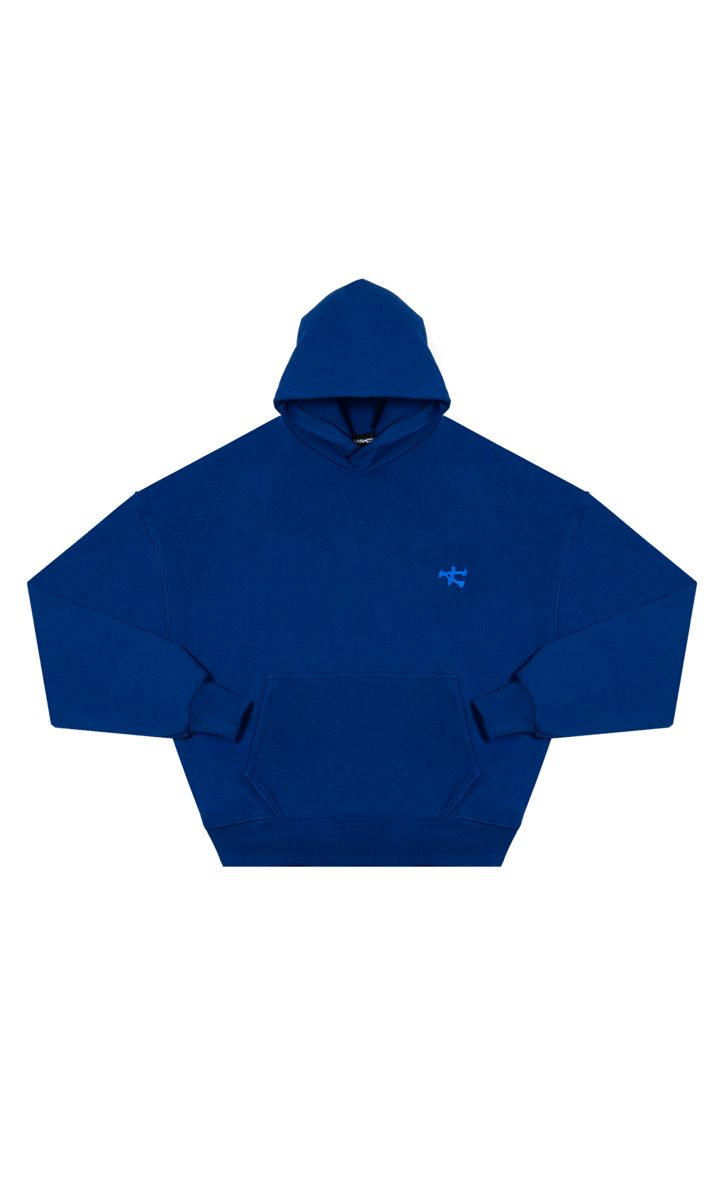 Double layer hoodie 600 verde- royal blue