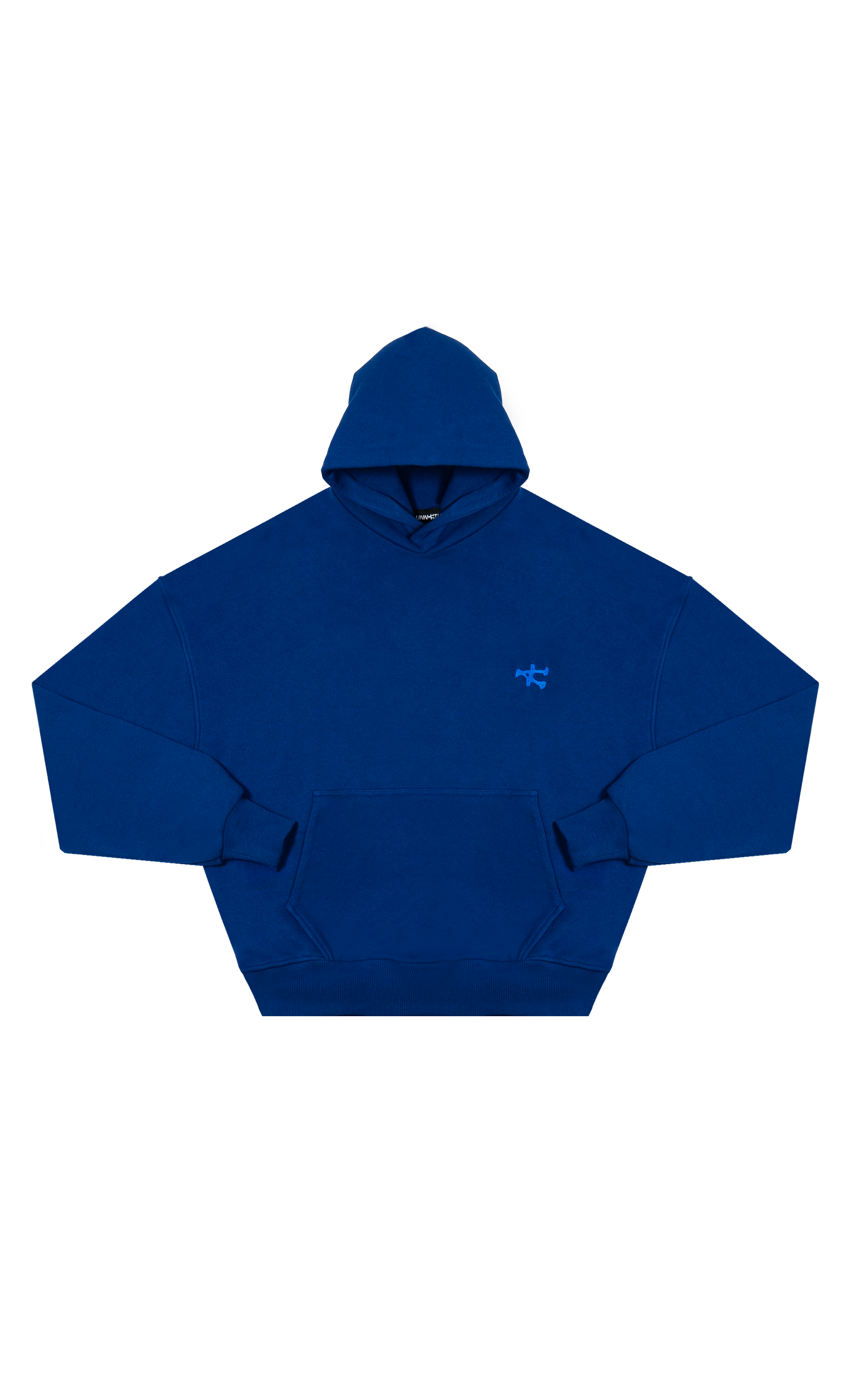 Double layer hoodie 600 verde- royal blue
