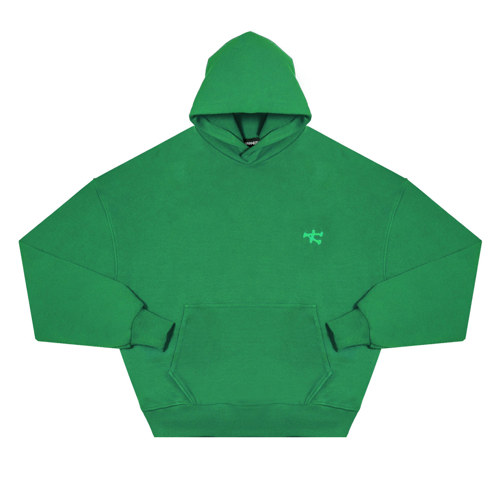 Double layer hoodie 600 - light green