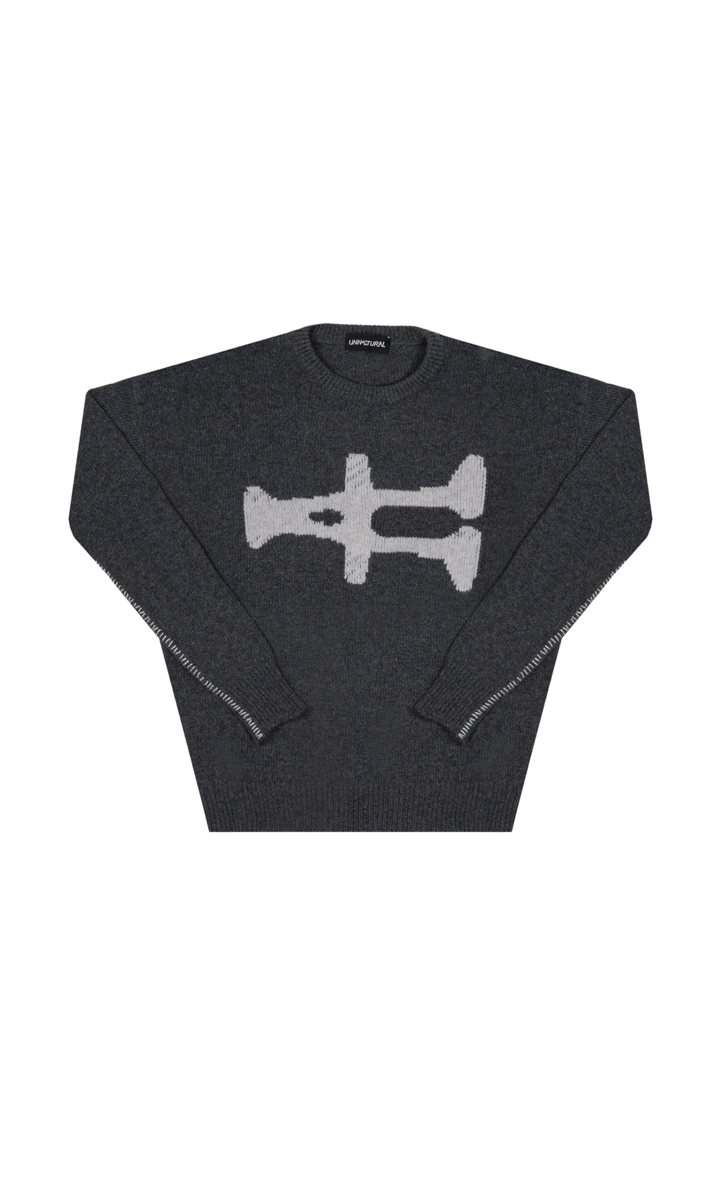 Sweater box logo knit