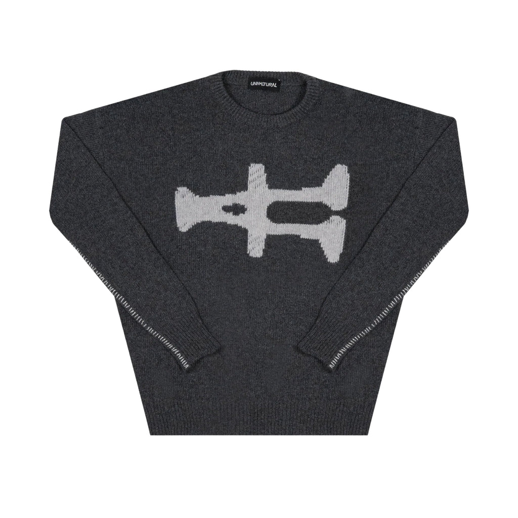 Sweater box logo knit