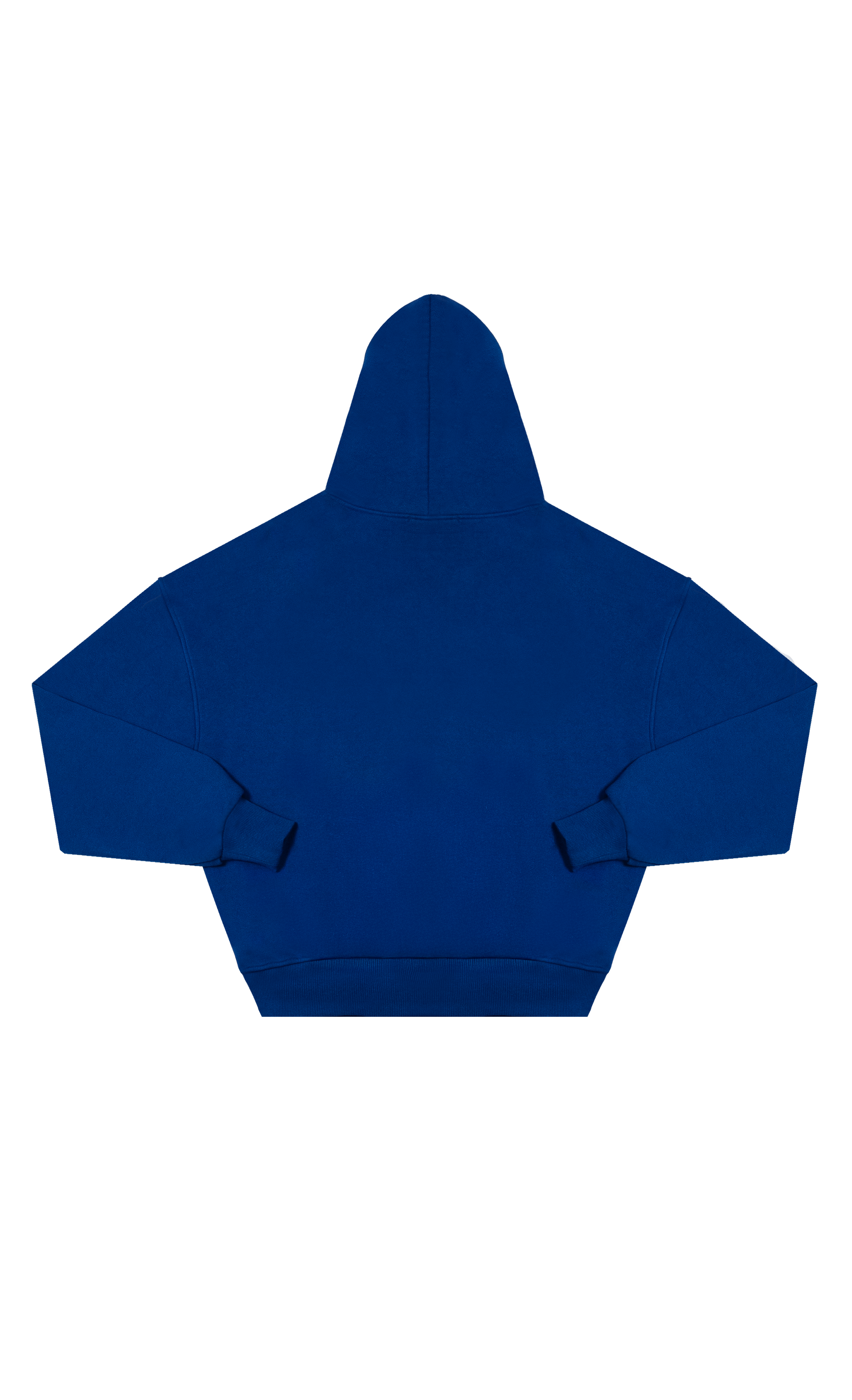 Double layer hoodie 600 verde- royal blue