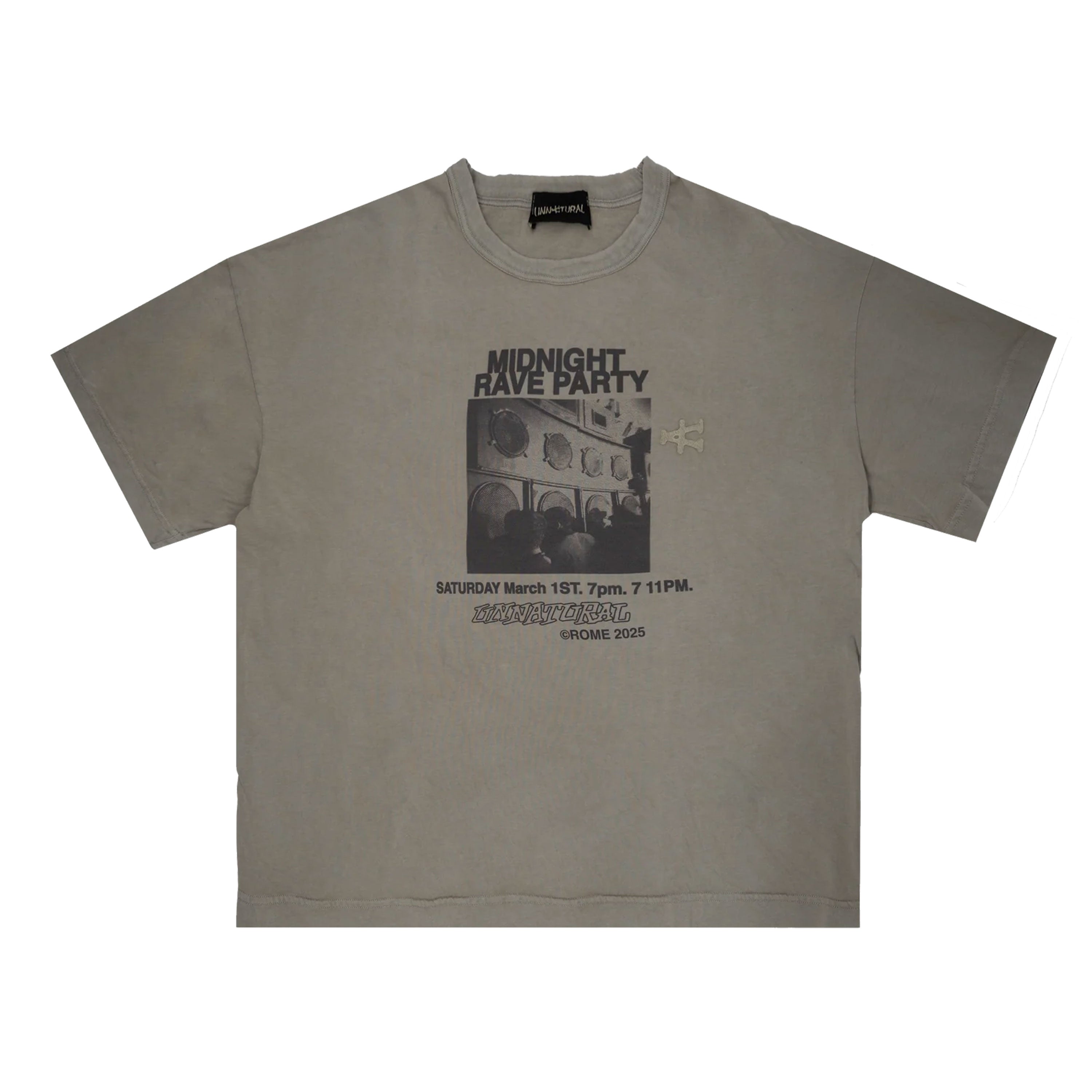 Tekno illegal Vintage T-shirt - Olive Grey